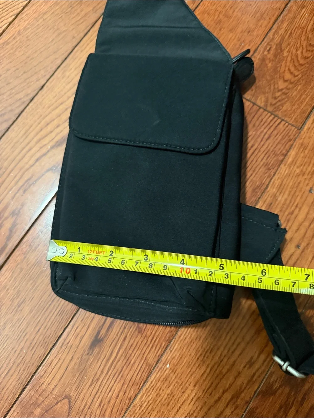 Black Womens  Crossbody Sling Bag - Unbranded